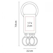 M 64104-12 LLAVERO ARGOLLA TRIPLE