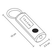MK 027 LLAVERO RUBBE