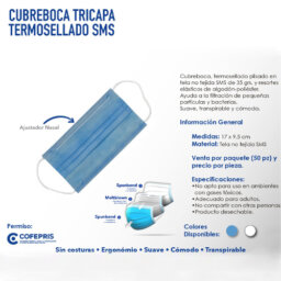 CUBRE BOCAS TERMOSELLADO