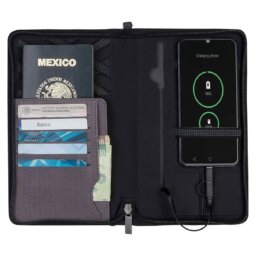 M 80520 PORTA PASAPORTE CARGADOR REIS