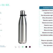 Botella de Acero inoxidable