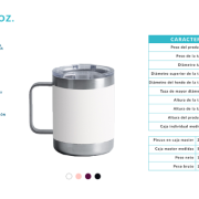 Taza de Acero Inoxidable