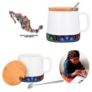 HO 026 TAZA HUICHOL FRIDA