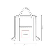 SIN 611  BOLSA-MOCHILA VATT GRIS