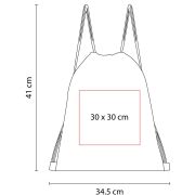 SIN 938  BOLSA-MOCHILA SUBLIMACIÓN YOSEM